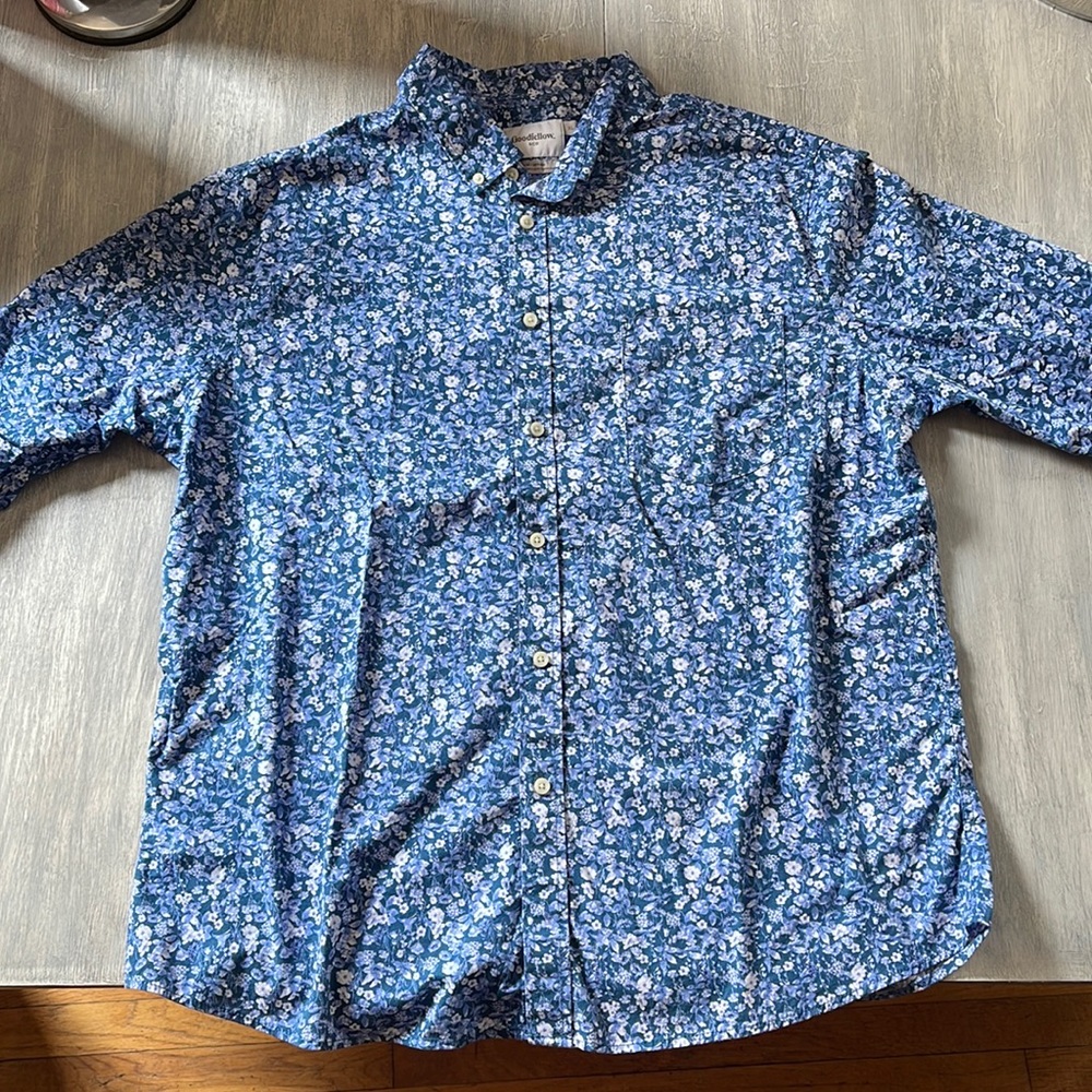 Men’s Goodfellow & Co Floral Long Sleeve Dress Shirt